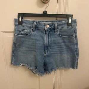PAIGE Light Blue Jean Shorts